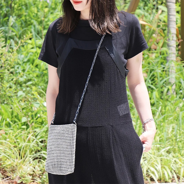 バッグ  ショルダーバッグ サコッシュ 斜め掛け ラインストーン ミニバッグ パーティーバッグ 5149