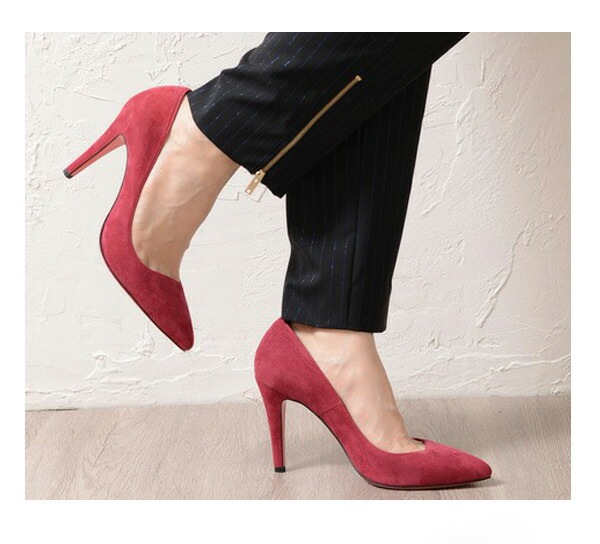 【訳あり】 【アウトレット】 【SALE】 パンプス セブントゥエルブサーティー ハイヒール ポインテッドトゥ ピンヒール ヒール9cm スエード VII XII XXX ヒール (101247) 結婚式 パーティ 靴