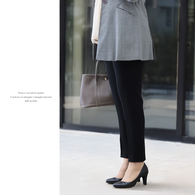 パンプス ヒール7cm 日本製 2025新作 太ヒール アーモンドトゥ プレーン ハイヒール ブラック プラチナドゥ 700