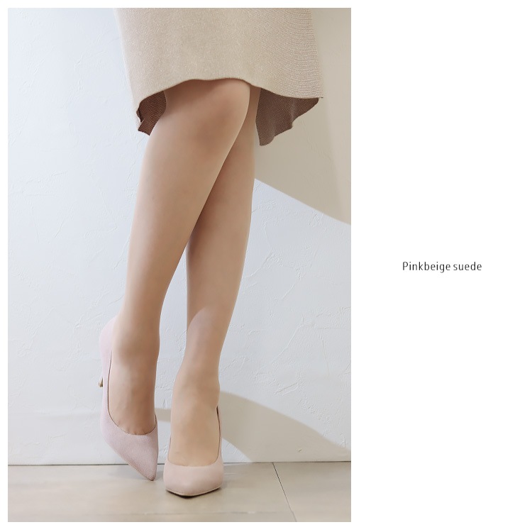 【WEB限定】【SALE】COMEX パンプス 9cmヒール ハイヒール 2025新作 アーモンドトゥ 日本製 本革 スエード ピンヒール コメックス 65733