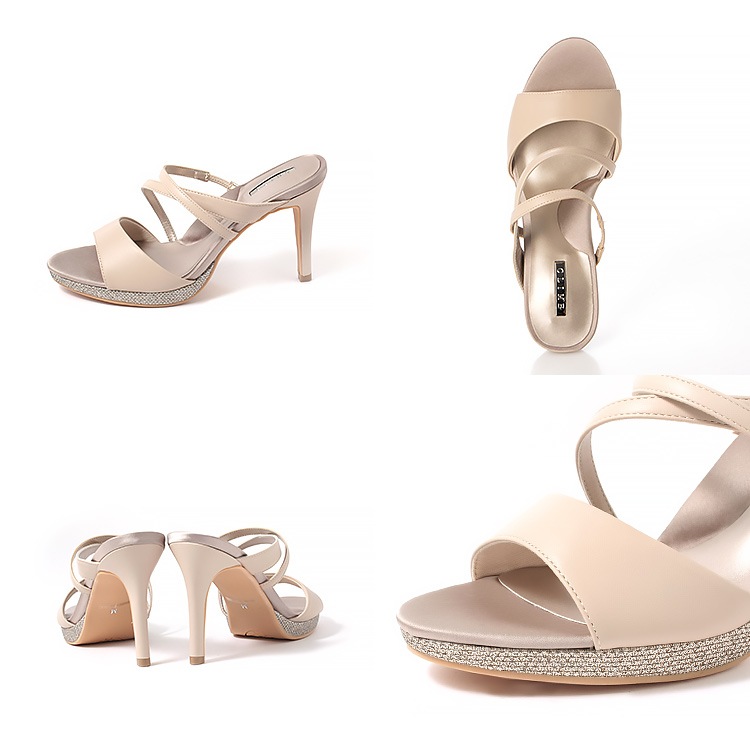 【SALE】 ミュール ハイヒール ストラップ ピンヒール クライム 2159