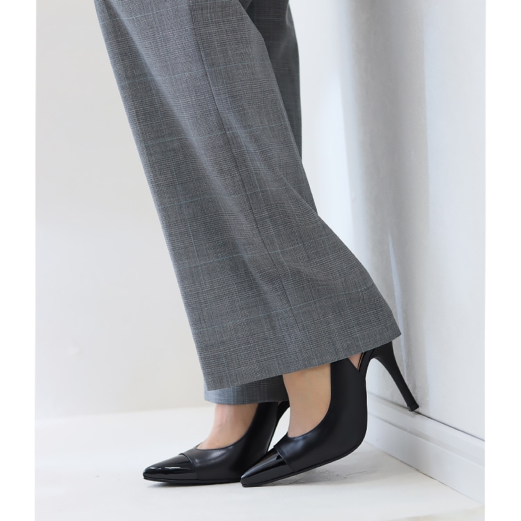 COMEX パンプス ハイヒール 2025新作 本革 日本製 アーモンドトゥ バックベルト ピンヒール ヒール11cm コメックス 5742