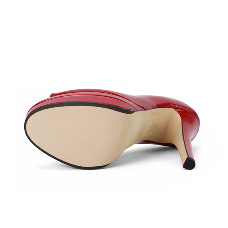 COMEX パンプス ピンヒール 14cm オープントゥ 厚底 コメックスプラットフォーム 靴 日本製 本革 14cmヒール ハイヒール 厚底 パンプス 5503