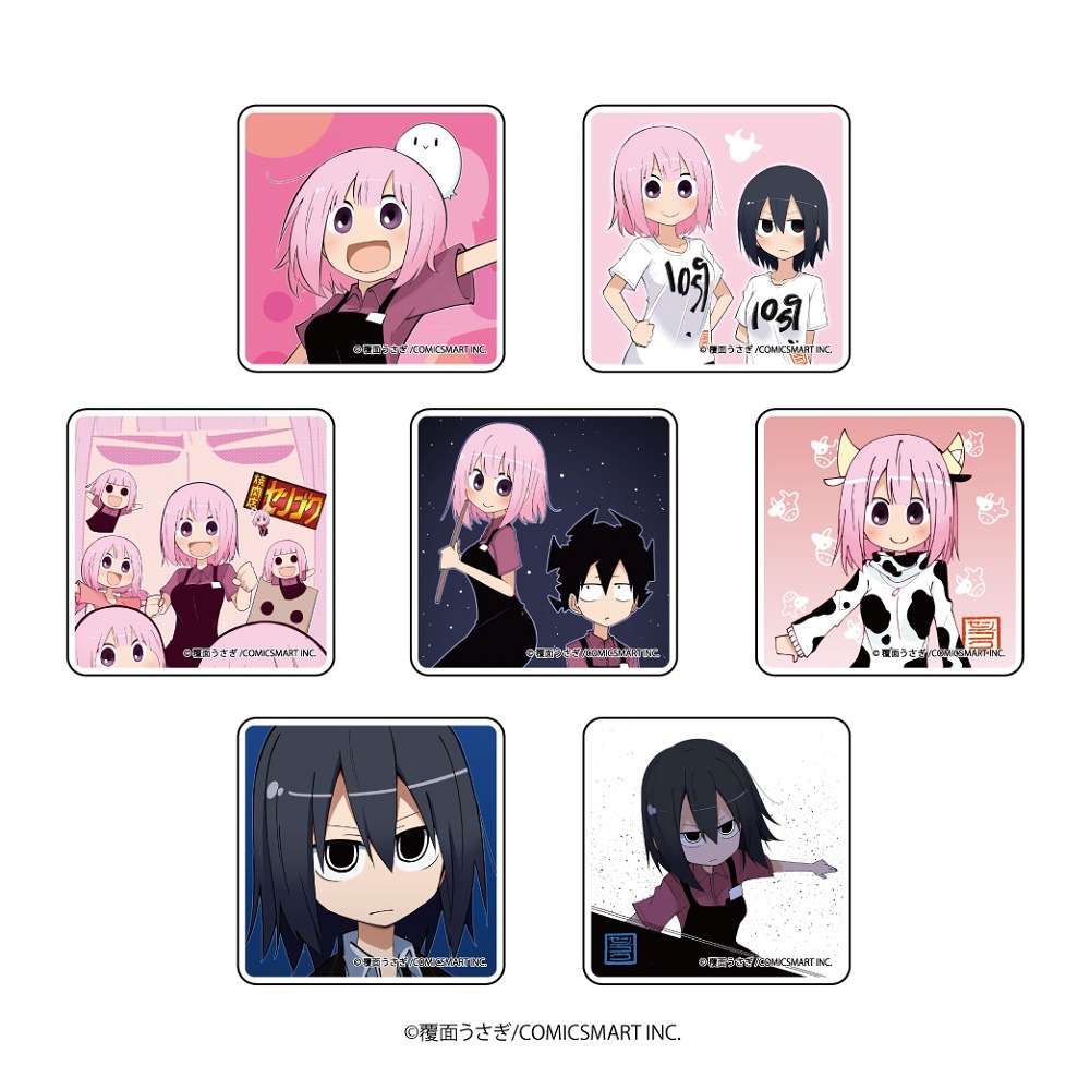 キャラアクリルバッジ 四角形「焼肉店センゴク」01/ボックス(全7種)