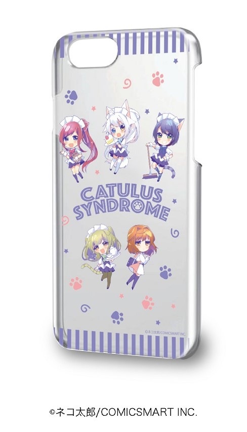 ハードケース(iPhone6/6s/7/8兼用)「猫娘症候群(かとるすしんどろーむ)」05/集合デザイン