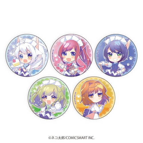 缶バッジ「猫娘症候群(かとるすしんどろーむ)」01/全5種セット