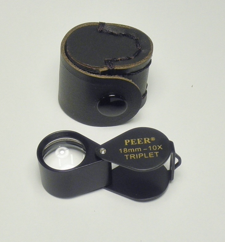 45－1 トリプレット 10倍ルーペ｜彫金工具販売のコモキン