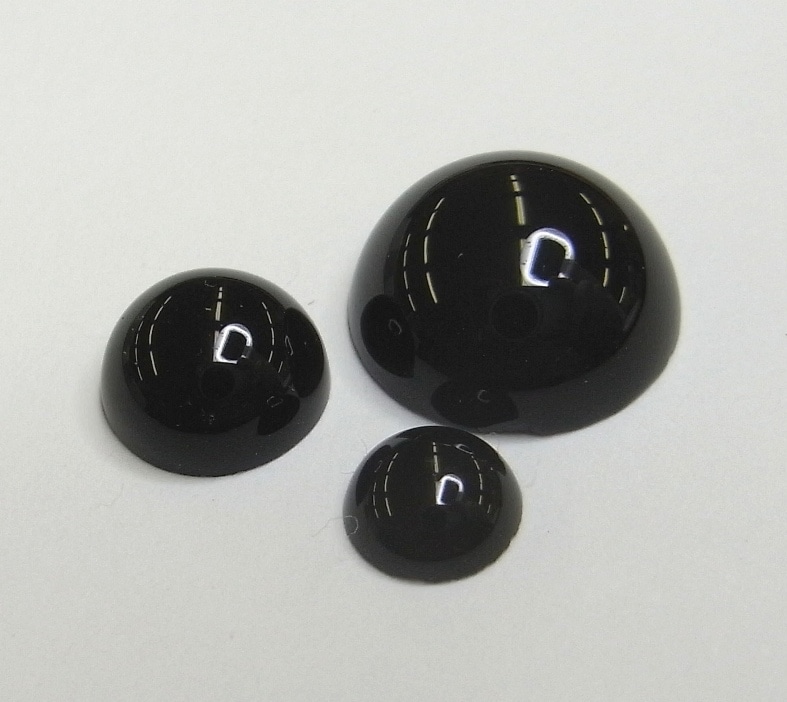S303 オニキス ラウンドカボション 8mm｜彫金工具販売のコモキン