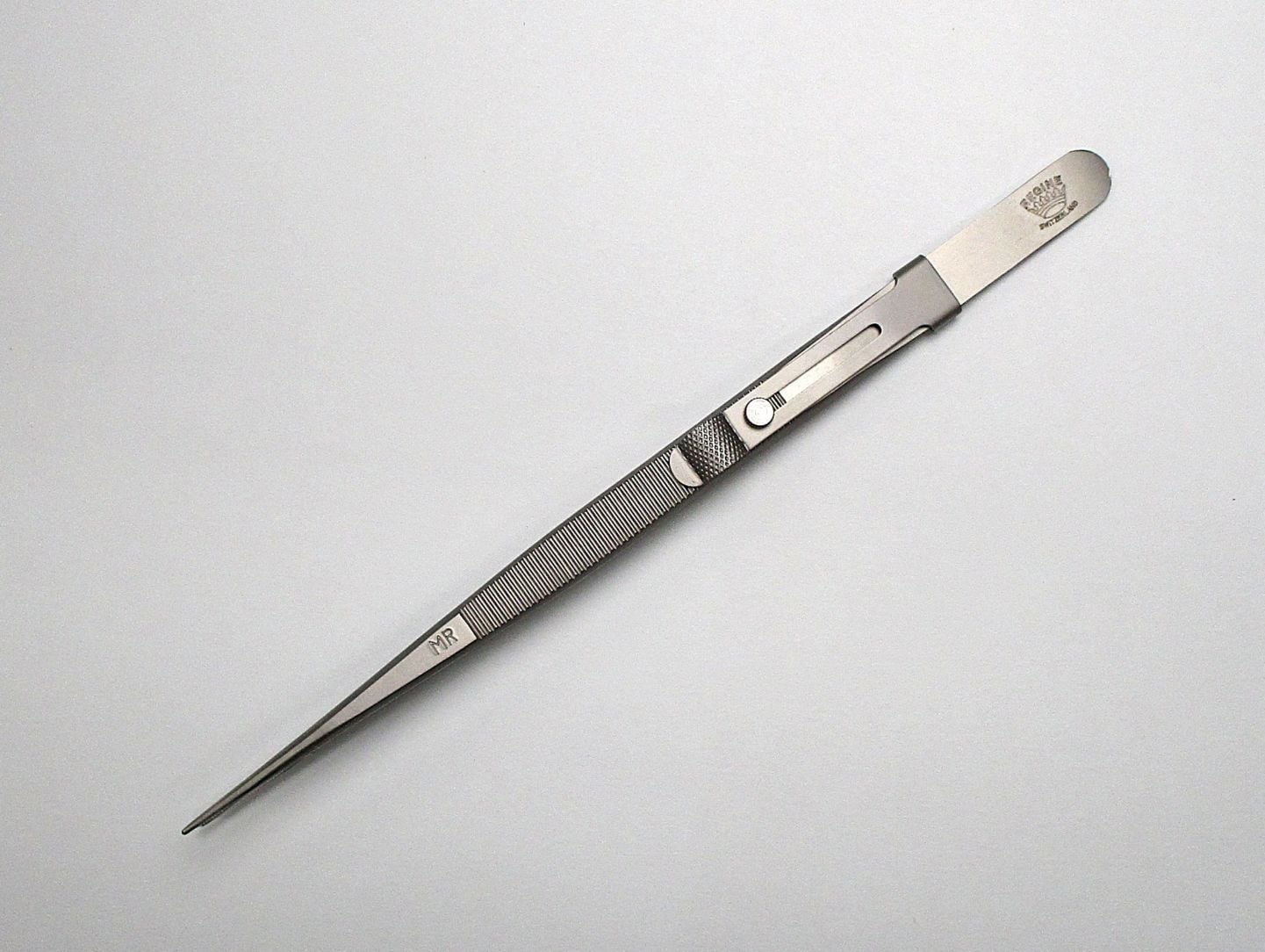 47－1 宝石用ピンセット ストッパー付｜彫金工具販売のコモキン