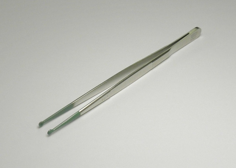 47－2 丸玉用ピンセット 直｜彫金工具販売のコモキン