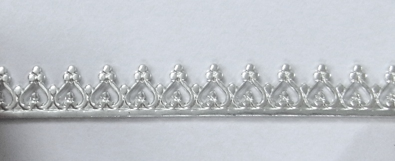 SV 飾りフクリン ティアドロップ （10cm）｜彫金工具販売のコモキン