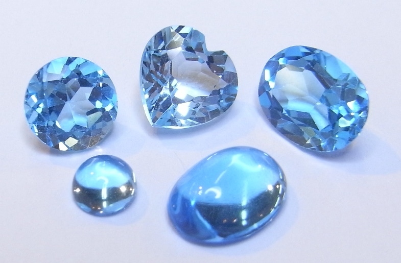 S442 ブルートパーズ ラウンドカット 1.5mm｜彫金工具販売のコモキン