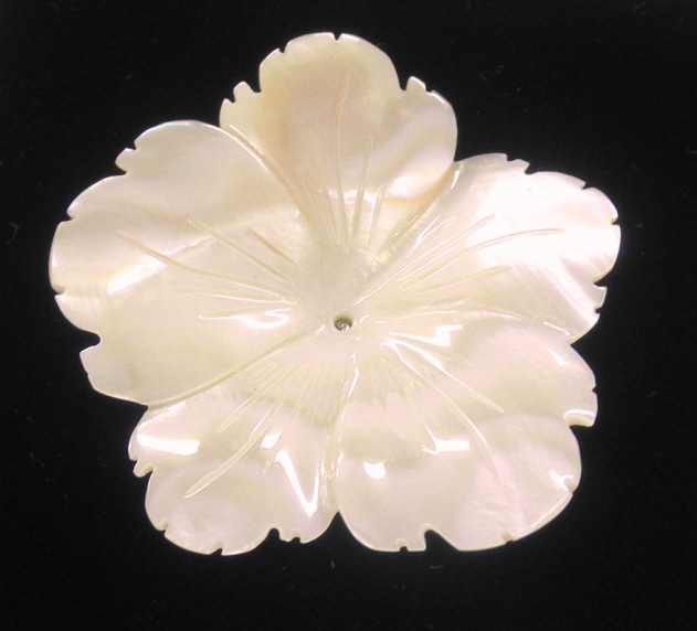 胡蝶貝 花 35mm｜彫金工具販売のコモキン