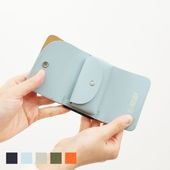 Tiny-005rt（Rubber touch）｜札を折らずに入る極小三つ折り｜ラバー