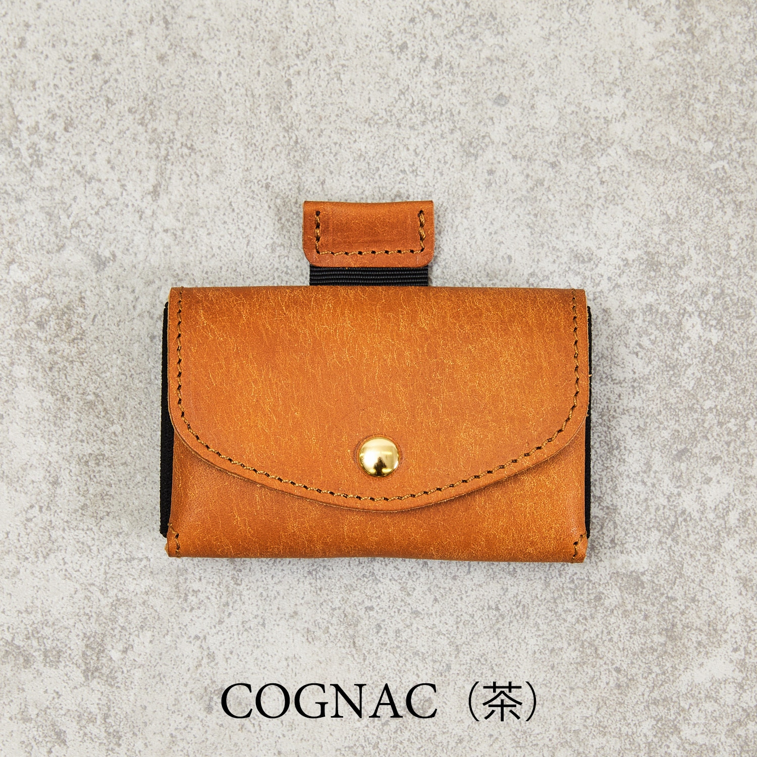 プエブロレザーを使用した世界最小クラスの小さい財布 経年変化を楽しめる設計 com-ono TINY-001pb