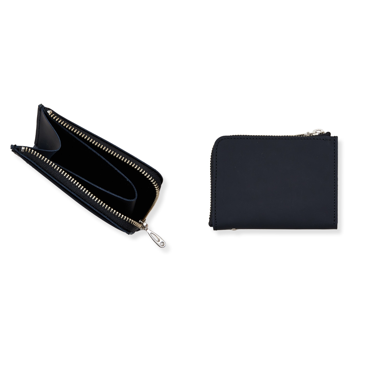 COMPACT WALLET / RUBBER TOUCH LEATHER