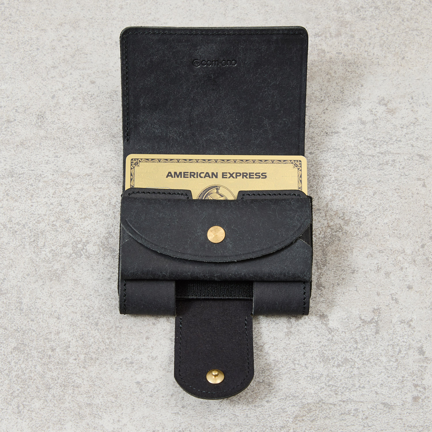 プエブロレザーを使用したお札を折らずに収納できる極小サイズの三つ折りミニ財布 Tiny-002pb / Pueblo