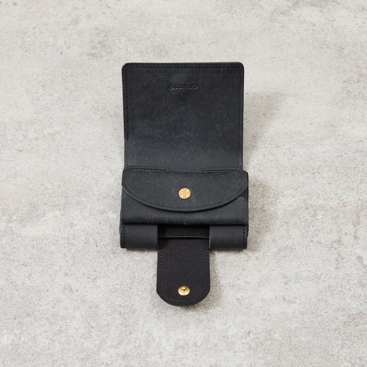 プエブロレザーを使用したお札を折らずに収納できる極小サイズの三つ折りミニ財布 Tiny-002pb / Pueblo