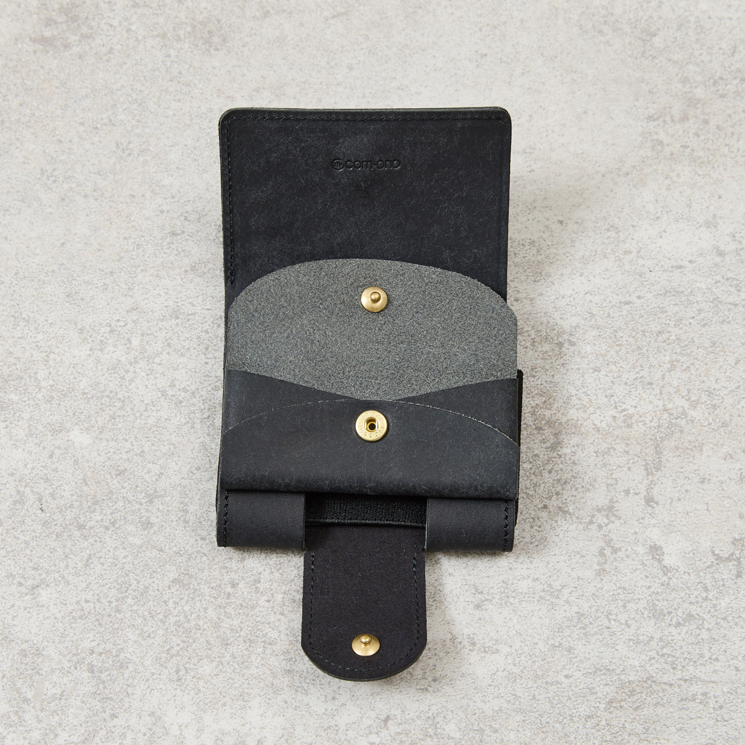 プエブロレザーを使用したお札を折らずに収納できる極小サイズの三つ折りミニ財布 Tiny-002pb / Pueblo