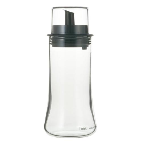 イワキ(iwaki) フタ付きオイル差し(M)160ml KT5032-BKO ※お取り寄せ品※|調理小物|キッチン