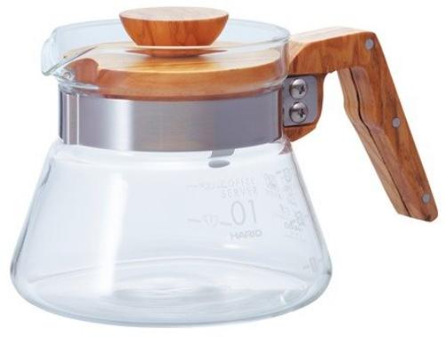HARIO(ハリオ) コーヒーサーバー オリーブウッド 400ml VCWN-40-OV ※お取り寄せ品※|ティー・コーヒー用品|キッチン