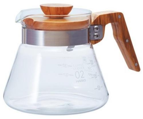 HARIO(ハリオ) コーヒーサーバー オリーブウッド 600ml VCWN-60-OV ※お取り寄せ品※|ティー・コーヒー用品|キッチン