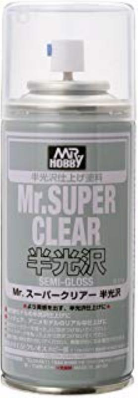 GSIクレオス Mr.スーパークリアー 半光沢 スプレー 170ml ホビー用仕上材 B516|塗料・工具・素材|おもちゃ・ホビー
