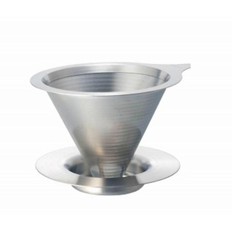 HARIO(ハリオ) ダブルメッシュメタルドリッパー 01(1?2杯用) DMD-01-HSV|ティー・コーヒー用品|キッチン