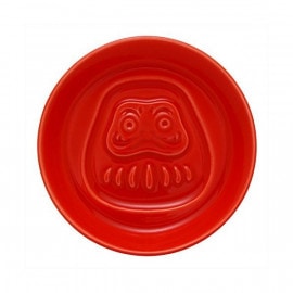 かじゅあるらいふ 小皿 赤 8.3cm 美濃焼 風水だるま 浮き出る 醤油小皿 K12263【アウトレット】【北海道沖縄離島は配送不可】|キッチン用品|アウトレット