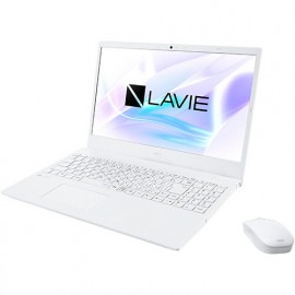 【店頭展示品現品特価！】NEC LAVIE Smart N15 15.6型 Core i7-10510U 1TB+256GB(SSD) Office付 ホワイト PC-SN186ADAS-6 -TP-