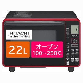 日立(HITACHI)  電子レンジ オーブンレンジ 22L 温度センサー MRO-HE4Y R (レッド) JAN:4549873119847  【代引き・配達日時指定不可】 【北海道沖縄離島は送料