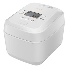 日立 HITACHI IHジャー炊飯器 ふっくら御膳 5.5合 圧力&スチーム RZ-V100GM(W) フロストホワイト JAN:4549873175409 【北海道沖縄離島は送料別途】-NA-|キ