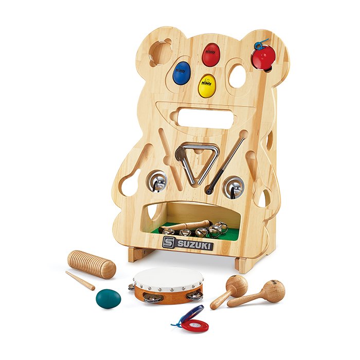 SUZUKI 鈴木楽器製作所 打楽器セット なかよしリズムパンダ NYR-03 JAN