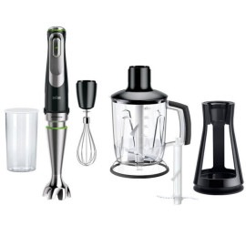 BRAUN ブラウン マルチクイック 9 ハンドブレンダー MQ 9145XS ブラック / シルバー JAN:8021098000729 【北海道沖縄離島は送料別途】-NA-