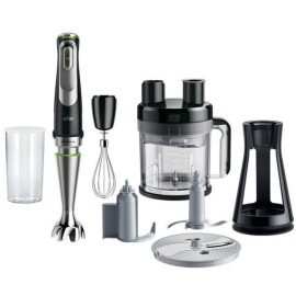 BRAUN ブラウン マルチクイック 9 ハンドブレンダー MQ 9195XLS ブラック / シルバー JAN:8021098000712 【北海道沖縄離島は送料別途】-NA-