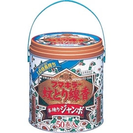 【お取り寄せ品】 フマキラー 蚊とり線香本練りジャンボ 50巻缶入 411683 【代引き支払い不可】【北海道沖縄離島は送料別途】-FK-|害虫・害獣駆除/虫よけアイテム|農作業グッズ