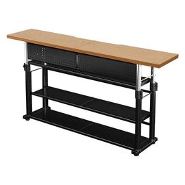 Bauhutte バウヒュッテ エクステンションデスク 木目 幅120cm クリエーターズデスク BHC-1200H-WD 【代引・日時指定・キャンセル不可・北海道沖縄離島配送不可】 -メーカー直送-