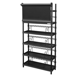 Bauhutte バウヒュッテ スクリーンラックスタンダード ブラック BHS-0725SR-BK 【代引・日時指定・キャンセル不可・北海道沖縄離島配送不可】 -メーカー直送-|ゲーミング家具