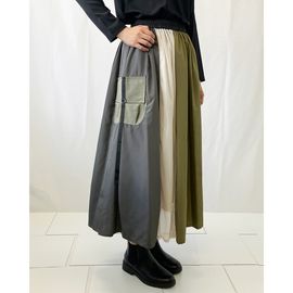 Pauline bleu ポリーヌブロー バリアスパターンフレアスカート 87141 【代引き支払い不可】【店舗受取送料無料】-HW- |Pauline bleu ポリーヌブロー|ファッション