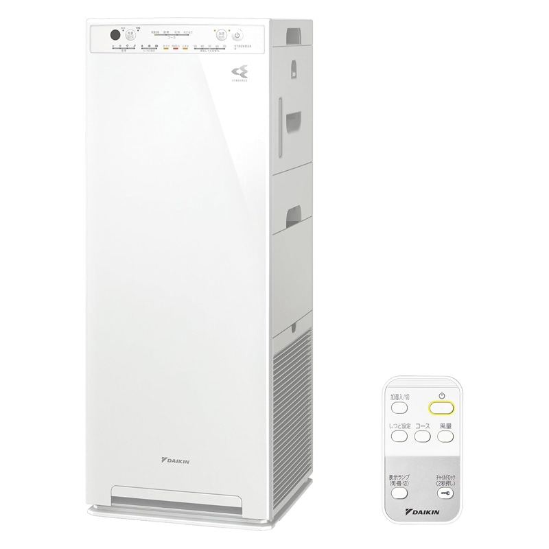 DAIKIN ダイキン 加湿ストリーマ空気清浄機 MCK556A-W ホワイト スリム