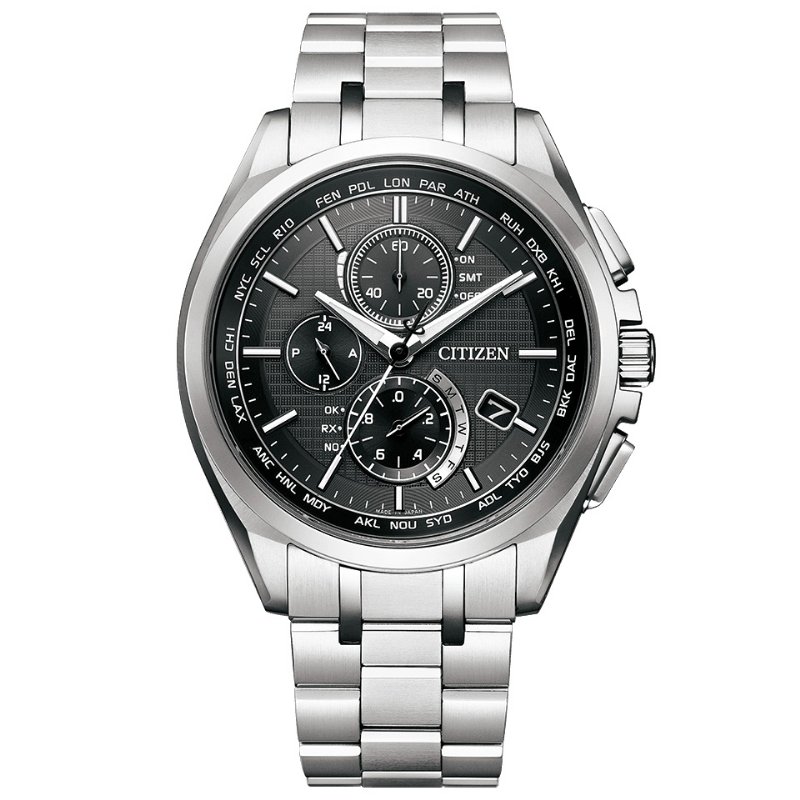 CITIZEN �������� ATTESA ���ƥå� �������ɥ饤�����Ȼ��� �����쥯�ȥե饤�� AT8040-57E ��� �ӻ��� JAN:4974375442344 ���������ʧ���Բġۡ��̳�ƻ����Υ����������ӡ�-FK-
