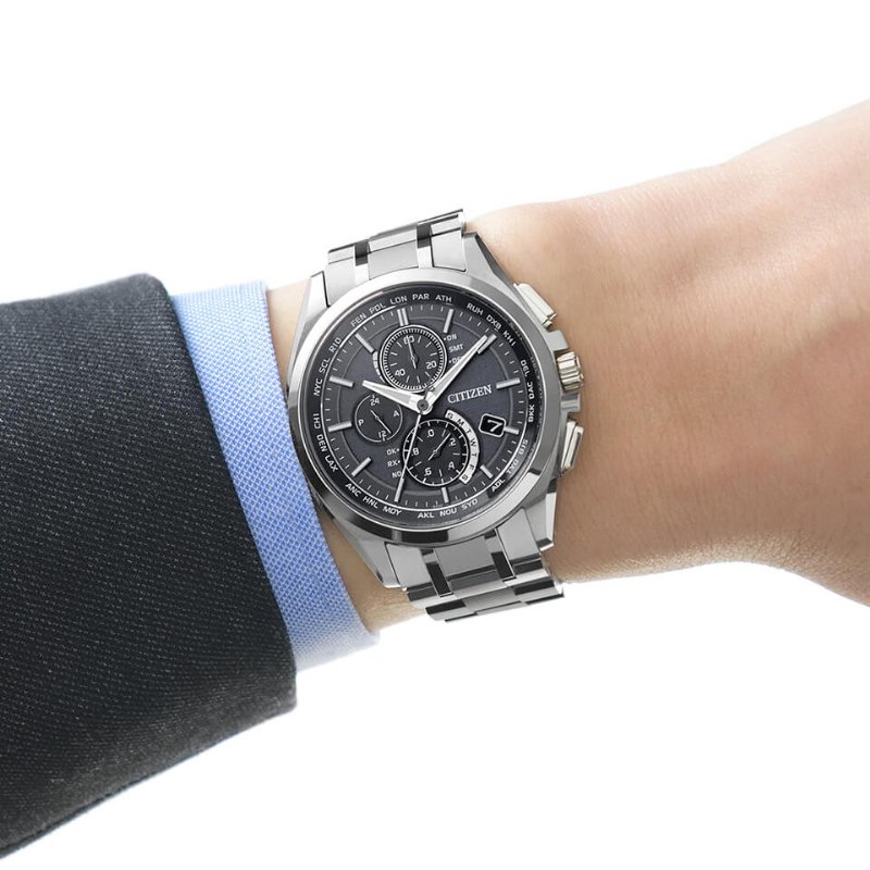 CITIZEN �������� ATTESA ���ƥå� �������ɥ饤�����Ȼ��� �����쥯�ȥե饤�� AT8040-57E ��� �ӻ��� JAN:4974375442344 ���������ʧ���Բġۡ��̳�ƻ����Υ����������ӡ�-FK-