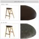 �Ծ� Folding Stool - butler- �ޤꤿ����륹�ġ��� ������ơ��� ST-3748BR �֥饦�� ������ �ϥ����ġ����������������ꡦ����󥻥��Բġ��̳�ƻ����Υ�������Բġ�-FK-
