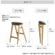 �Ծ� Folding Stool - butler- �ޤꤿ����륹�ġ��� ������ơ��� ST-3748BR �֥饦�� ������ �ϥ����ġ����������������ꡦ����󥻥��Բġ��̳�ƻ����Υ�������Բġ�-FK-