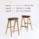 �Ծ� Folding Stool - butler- �ޤꤿ����륹�ġ��� ������ơ��� ST-3748BR �֥饦�� ������ �ϥ����ġ����������������ꡦ����󥻥��Բġ��̳�ƻ����Υ�������Բġ�-FK-