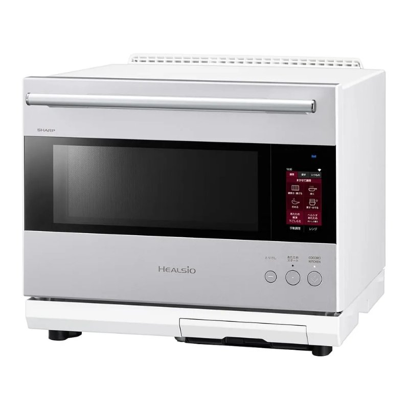 【美品‼️】シャープ 30Lウォーターオーブンレンジ ヘルシオ 2016年製 角皿2枚付き ホワイト♪ シャープ レンジ・トースター ウォーターオーブン ヘルシオ 30L マット