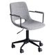 �Ծ� Office Arm Chair -thin- ���ե��������� �ǥ��������� �ػ� CH-3398GY ���졼 ��Ω�� ��������������ꡦ����󥻥��Բġ��̳�ƻ����Υ�������Բġ�-FK-