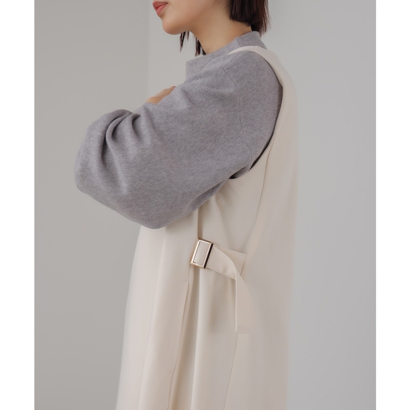 Bou Jeloud ブージュルード ウエストベルトジャンパースカート 7540301