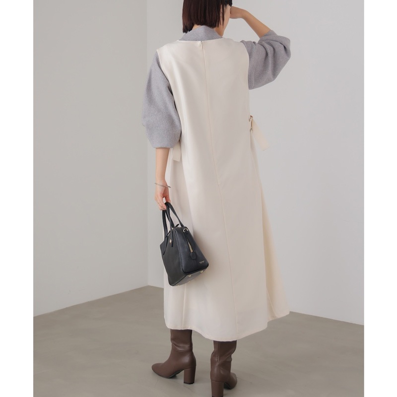 Bou Jeloud ブージュルード ウエストベルトジャンパースカート 7540301