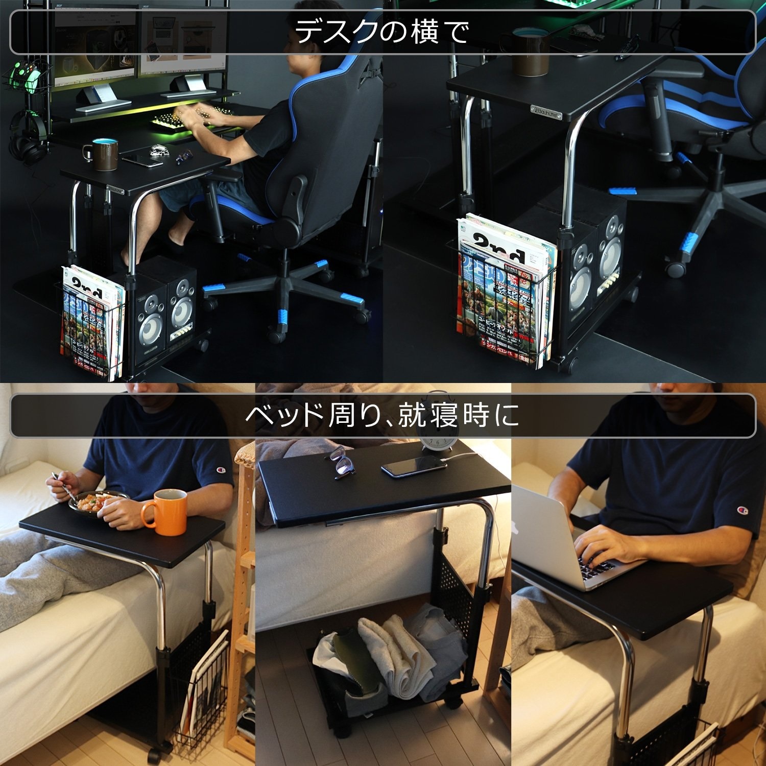 Bauhutte �Х��ҥ�å� ���߼������ɥơ��֥� BHT-500-BK�ޥåȥ֥�å� ��������������ꡦ����󥻥��Բġ��̳�ƻ����Υ�������Բġ� -�᡼����ľ��-